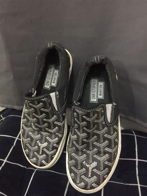 vans x goyard slip on